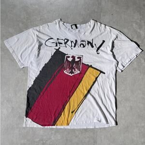1994 Vintage FIFA World Cup Germany Big Print White T Shirt -XL